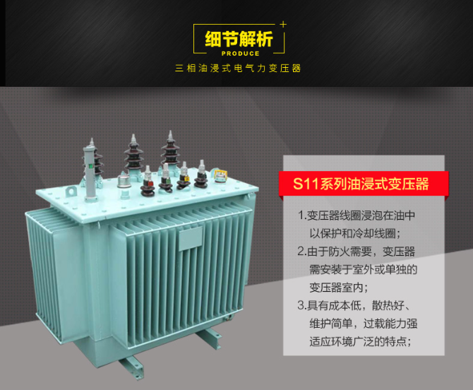 S11-M-630KVA三相油浸式电力变压器10KV(图4)